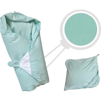 Dětská deka Eva Kiedroňová Povlak - Dráček - Tyrkys jednobarevný