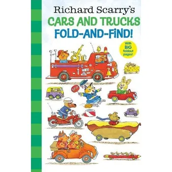 Cizojazyčná kniha Richard Scarry's Cars and Trucks Fold-and-Find! - Scarry, Richard
