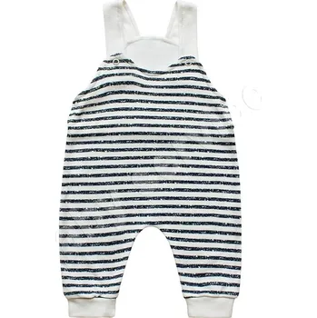 Dupačky Baby Service Zateplené kalhoty baggy s laclem Pruhy Vel. 62