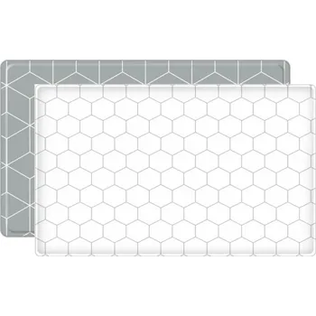 Výuková hračka LALALU Podložka na hraní Premium Hexagon 190x130 cm