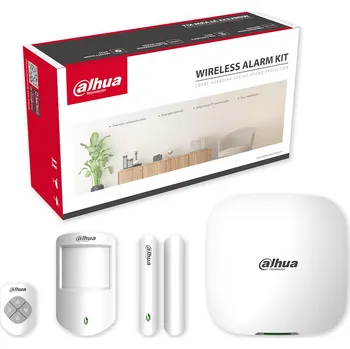 Bezpečnostní detektor Dahua ART-ARC3800H-03-W2(868) - AirShield zabezpečovací set-HUB2 ústředna LAN,PIR detektor,magnet,kl. 2404-069
