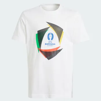 Chlapecké tričko adidas UEFA Euro24 Official Emblem Ball Kids