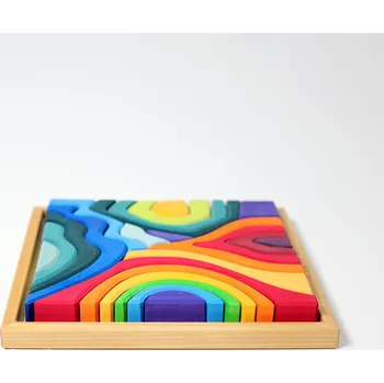 ostatní stavebnice Grimm's - Stavebnice - Čtyři živly - voda, vzduch, oheň a země - malá sada