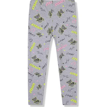 Dívčí legíny Dětské legíny Kugo šedé vel.146