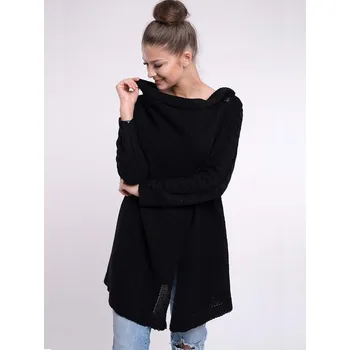 Dámský svetr Dámský pletený kardigan DIMA černý, VELIKOST UNI ( S, M , L )