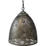 Bronzový antik kovový lustr s listy Vire - 47*59 cm/ E27/ 40W