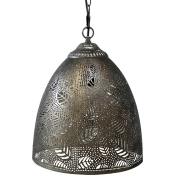 Bronzový antik kovový lustr s listy Vire - 47*59 cm/ E27/ 40W