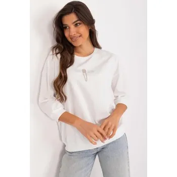 Dámská halenka s lemem ecru