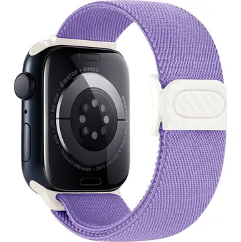 Řemínek na hodinky Gradient nylonový řemínek na Apple Watch Ultra/Ultra 2 49mm/SE/SE 2022/2023 44mm/9/8/7 45mm/6/5/4 44mm/3/2/1 42 mm - fialový