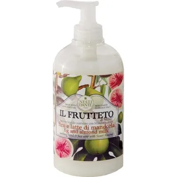 Mýdlo Nesti-Dante-Firenze Mydlo-a-sprchovy-gel Il-Frutteto-di-NestiTekuté mýdlo s fíky a mandlovým mlékem 500 ml (724,00 Kč / 1 l)