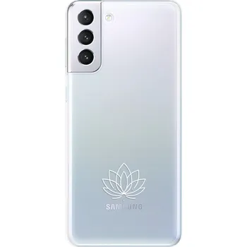 Odolné silikonové pouzdro iSaprio - čiré - Lotos - Samsung Galaxy S21+