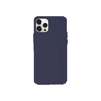 EPICO Silikonový kryt na iPhone 12/12 Pro s podporou uchycení MagSafe - modrý