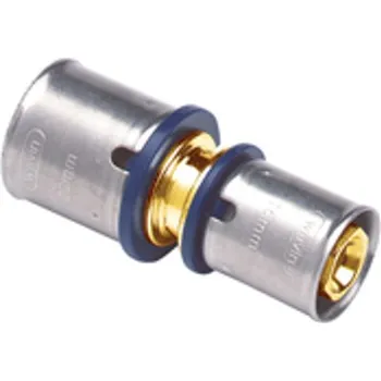 Vodovodní potrubí Spojka lisovací Wavin M-press M1 mosaz d63 x 50