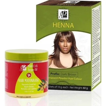 Barva na vlasy Profix Henna Tmavě Hnědá Barva na Vlasy 60g