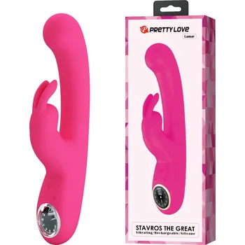Vibrátor Pretty Love Lamar Stavros The Great Rabbit G-Spot Vibrator Pink