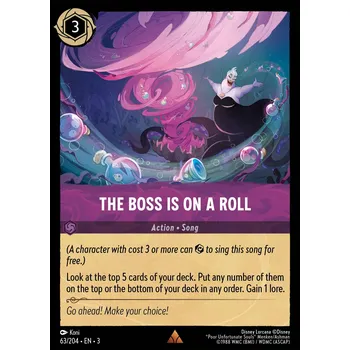 Karetní hra The Boss is on a Roll 063/204 - Into the Inklands Typ karty: Standard