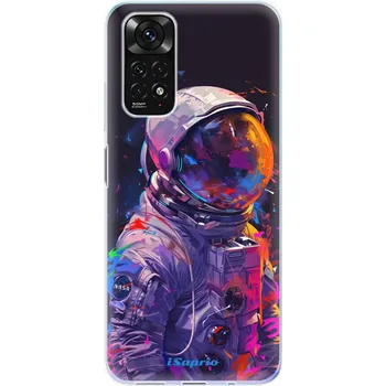 Telefonní příslušenství Odolné silikonové pouzdro iSaprio - Neon Astronaut - Xiaomi Redmi Note 11 / Note 11S