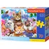Puzzle Castorland Koťátka s květinami 70 dílků