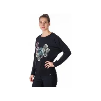 Dámské tričko Northfinder Beverly black XS; Černá triko