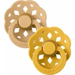 BIBS Boheme dudlík z přírodního kaučuku 2ks Desert Sand/Honey Bee - velikost 1 (0-6m.)