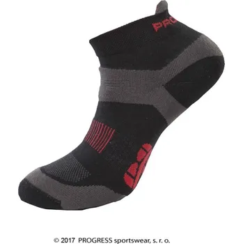 Dámské oblečení ponožky Progress RUNNING SOX černé (ponožky Progress RUNNING SOX černé)