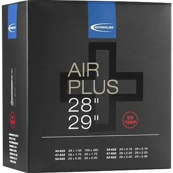 Sport duše SCHWALBE SV19AP AIR PLUS 28/29"x1.50-2.40 (40/62-622) SV/40mm (duše SCHWALBE SV19AP AIR PLUS 28/29"x1.50-2.40 (40/62-622) SV/40mm)