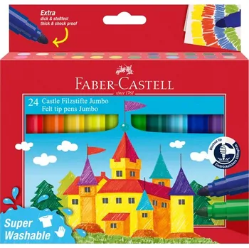 FABER-CASTELL dětské fixy Jumbo, set 24ks