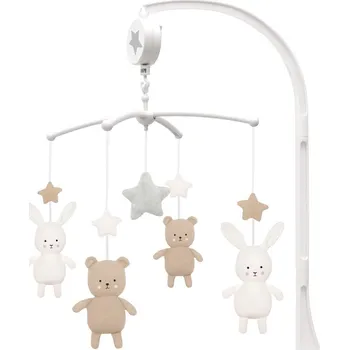 Kolotoč nad postýlku JaBaDaBaDo Hudební kolotoč Medvídek/Zajíček