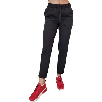 Zdravotnický oděv Černé zdravotnické cigaretové kalhoty - elastický materiál (3XL)