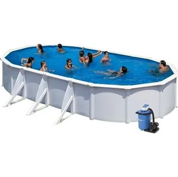 Bazén Bazén GRE Fidji 7,3 x 3,75 x 1,32m set + písková filtrace 8m3/h