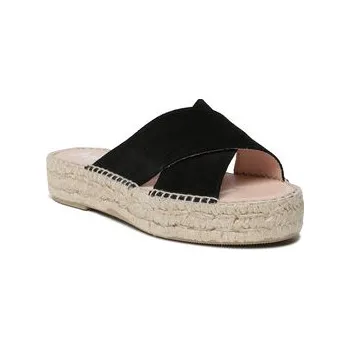 Dámské baleríny Espadrilky Manebi Double Sole X Bands Sandals K 1.0 DX Černá 41
