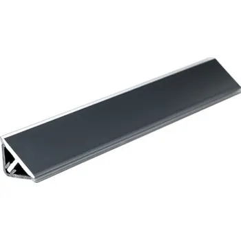 Kuchyňská pracovní deska Opes Těsnicí lišta L20/T Antracit 2000 mm