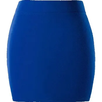 Dámská sukně Jednoduchá elastická minisukně - Modrá,3XL