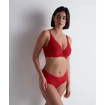 Podprsenka nevyztužená AUBADE (2KF12-03), Barva červená, Velikost 70F