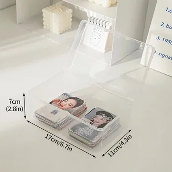 Úložný box Úložný box na karty s víkem | krabička na vizitky - Rozměry 17 x 11 x 7 cm