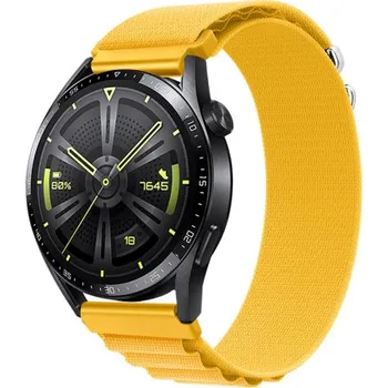 Řemínek na hodinky BSTRAP | BStrap Nylon Loop reminek na Samsung Galaxy Watch 3 45mm, yellow (SSG037C0901)