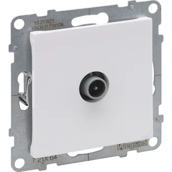 Elektrická zásuvka LEGRAND Zásuvka SUNO 721164 TV HVĚZDA koncová bílá 721164