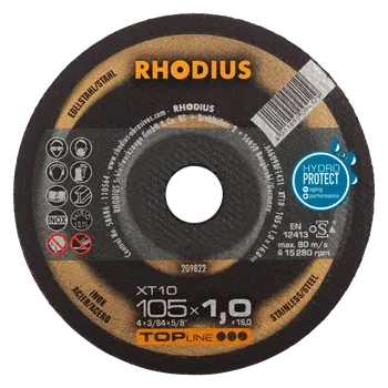Řezný kotouč RHODIUS Extra tenký řezný kotouč XT10 105 x 1,0 x 16,00 TOPline