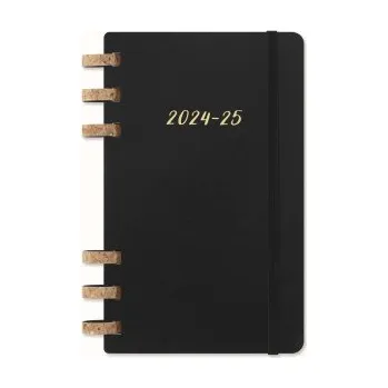 Diář Moleskine 12 Monate Studienplaner mit Spiralbindung 2025, L/A5 (EN)