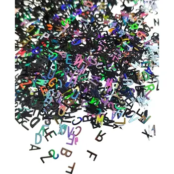 Dekorace do pryskyřice – písmenka Barva: Černá