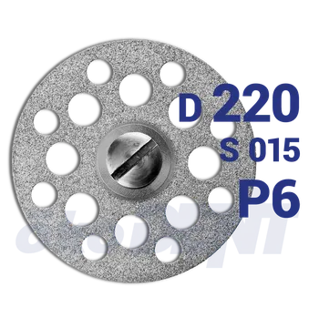 Brusný kotouč diamantový disk | červený superflex, perforovaný P6 | do násadce | jemná zrnitost | 806 104 P6S 514 220