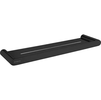 Aplomo Round polička do sprchy, black