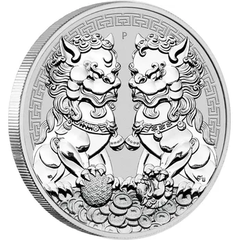 Perth Mint Chinese Myths and Legends stříbrná mince 1oz 2020 Double Pixiu