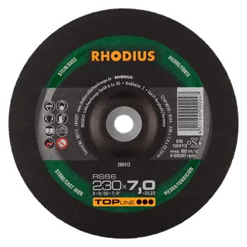 Brusný kotouč RHODIUS Brusný kotouč RS66 230 x 7,0 x 22,23 TOPline