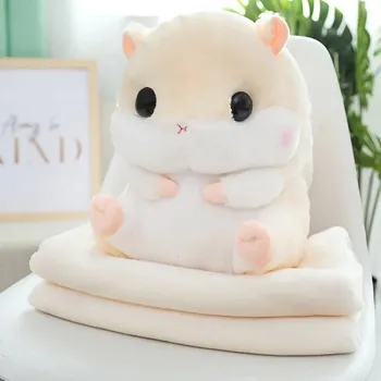 Dětská deka Teplá fleecová deka s motivem křečka - F,S přikrývkou 100 x 170 cm