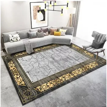 Koberec Koberec do obýváku protiskluzový, velký, pratelný | motiv ornamentu - flanel 10,180 x 280 cm 71 x 110 palců