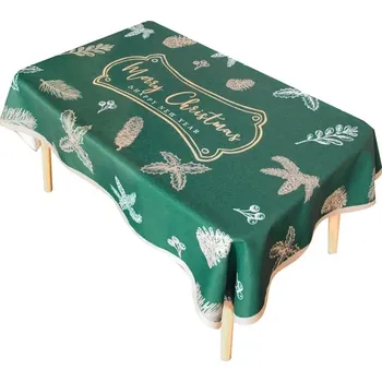 Vánoční dekorace Vánoční voděodolný ubrus na stůl - NACHOVÝ,70 x 70 cm 27 x 27 palců