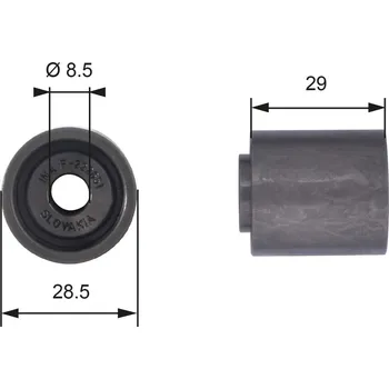 Vratná/vodicí kladka, ozubený řemen GATES T42045