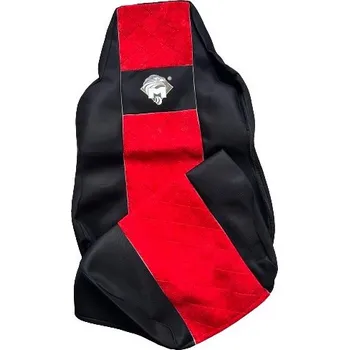 Autopotah Autopotahy textilní pro MAN TGX/S/M/L, od roku 2017 černo-červená barva (č. 146)