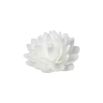 Jedlá dekorace na dort Jedlá dekorace (jedlý papír) - Dalia, Jiřina 12,5 cm / bílá